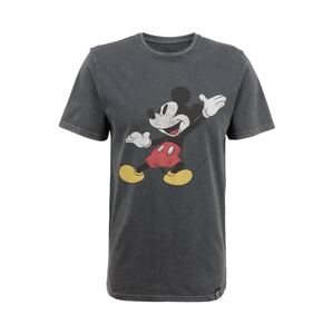 Recovered Póló 'Mickey Mouse'  sárga / sötétszürke / piros / fekete / fehér