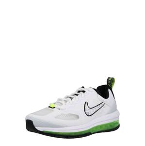Nike Sportswear Rövid szárú sportcipők 'Air Max Genome'  szürke / zöld / fekete / fehér