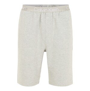 Calvin Klein Underwear Pizsama nadrágok  szürke melír / fehér