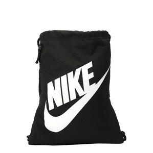 Nike Sportswear Tornazsákok 'Heritage'  fekete / fehér
