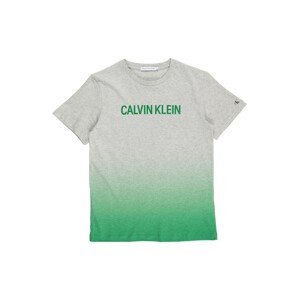 Calvin Klein Jeans Póló  szürke melír / zöld