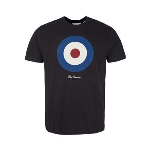 Ben Sherman Póló 'Target'  sötétkék / sötétvörös / fekete / fehér