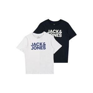 Jack & Jones Junior Póló  kék / éjkék / fehér