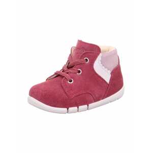SUPERFIT Tipegő cipők 'FLEXY'  rózsaszín / piros / fehér