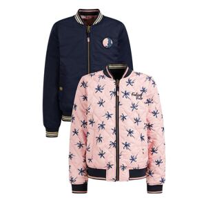 WE Fashion Átmeneti dzseki  tengerészkék / jáde / rózsaszín