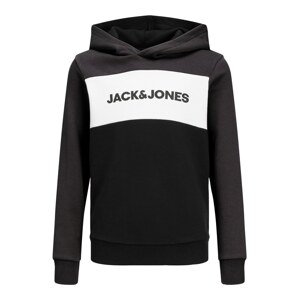 Jack & Jones Junior Tréning póló  sötétszürke / fekete / fehér