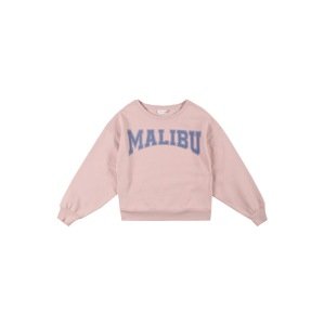 NAME IT Tréning póló 'DALIBU'  galambkék / pasztell-rózsaszín