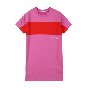 Calvin Klein Jeans Ruha  rózsaszín / piros