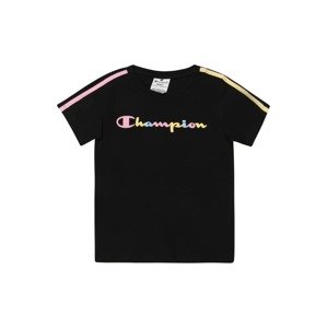Champion Authentic Athletic Apparel Póló  világoskék / pasztellsárga / világos-rózsaszín / fekete