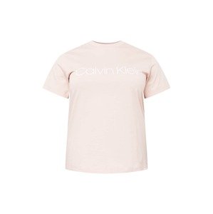 Calvin Klein Curve Póló  rózsaszín / fehér