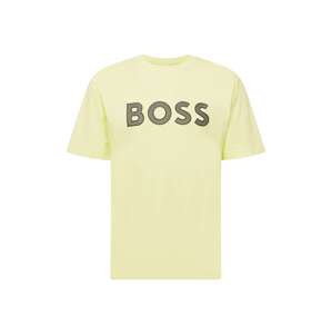 BOSS Green Póló 'Teeos'  világoszöld / fekete