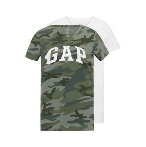 Gap Tall Póló  khaki / smaragd / sötétzöld / fehér