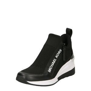 MICHAEL Michael Kors Rövid szárú sportcipők 'WILLIS'  fekete / fehér