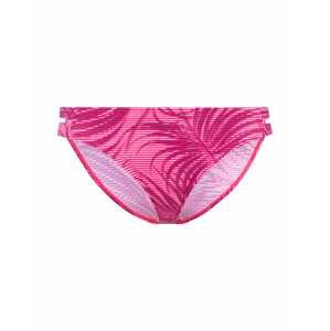 LASCANA ACTIVE Sport bikini nadrág  rózsaszín / sötét-rózsaszín / fehér