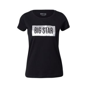 BIG STAR Póló 'ONEIDASA'  fekete / ezüst