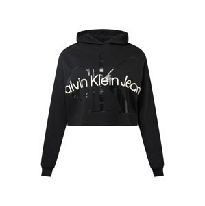 Calvin Klein Jeans Curve Tréning póló  fekete / fehér