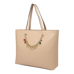 POLLINI Shopper táska  krém / arany / fűzöld / kárminvörös