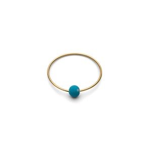 Jukserei Gyűrűk 'Birthstone December - Turquoise'  kék / arany