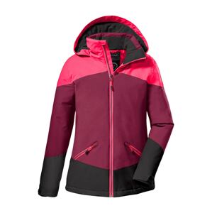KILLTEC Kültéri kabátok  bogyó / neon-rózsaszín / fekete