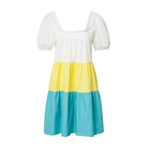 Compania Fantastica Nyári ruhák 'Vestido'  világoskék / sárga / fehér
