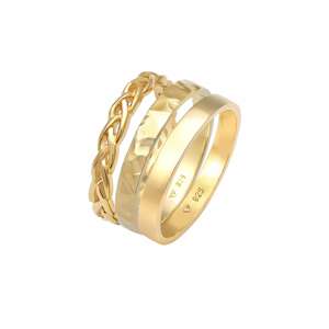 ELLI Gyűrűk 'Organic'  arany