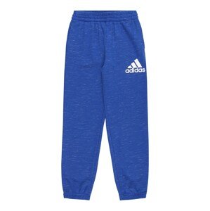 ADIDAS SPORTSWEAR Sportnadrágok  kék melír / fehér