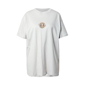 Cotton On Oversize póló  pasztellnarancs / fekete / fehér