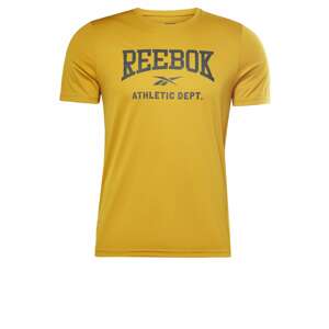 Reebok Sport Funkcionális felső  sárga / fekete