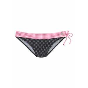 BUFFALO Bikini nadrágok 'Vichy'  rózsaszín / fekete