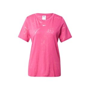 Reebok Sport Funkcionális felső  rózsaszín / fehér