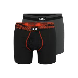 SAXX Sport alsónadrágok  sötétszürke / sötét narancssárga / fekete