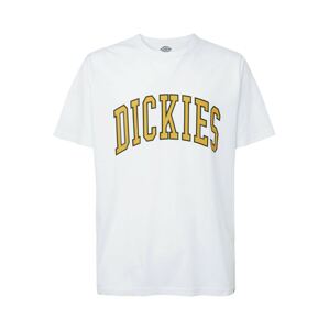 DICKIES Póló  sárga / fekete / fehér