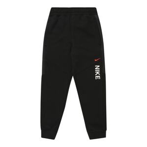 Nike Sportswear Nadrág  piros / fekete / fehér