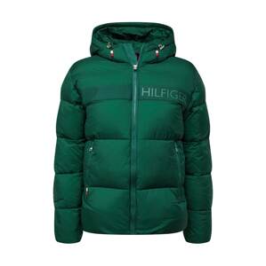 TOMMY HILFIGER Téli dzseki  fűzöld / piros / fehér