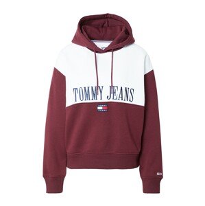 Tommy Jeans Tréning póló  tengerészkék / bordó / fehér