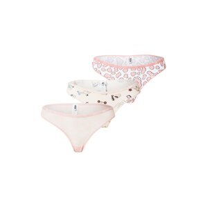 Moschino Underwear Slip  bézs / világos-rózsaszín / fekete / fehér