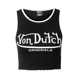 Von Dutch Originals Top 'ASHLEY'  fekete / fehér