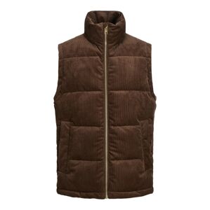 JACK & JONES Mellény 'WOODSIDE'  sötét barna