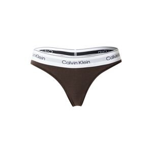 Calvin Klein Underwear String bugyik  csokoládé / világosszürke / fekete / fehér