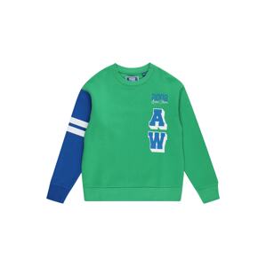 Jack & Jones Junior Tréning póló 'AWORLD'  kék / zöld / fehér