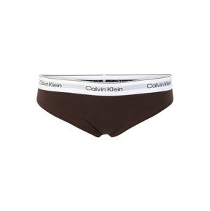 Calvin Klein Underwear Plus Slip  sötét barna / fekete / fehér