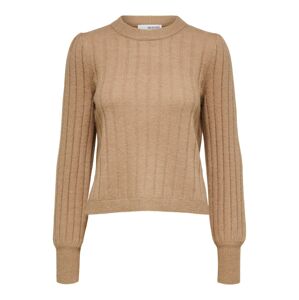 Selected Femme Curve Pulóver 'Glowie'  taupe