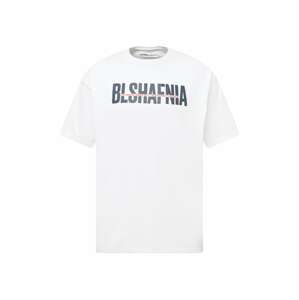 BLS HAFNIA Póló 'Transparency'  piros / fekete / fehér