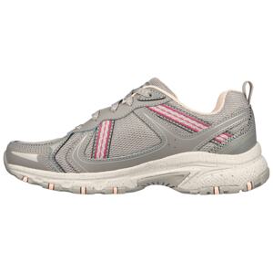 SKECHERS Rövid szárú sportcipők  szürke / rózsaszín