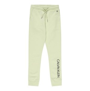 Calvin Klein Jeans Nadrág  citromzöld / fekete