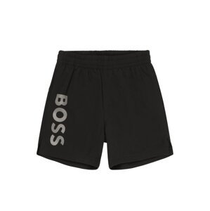 BOSS Kidswear Nadrág  szürke / fekete