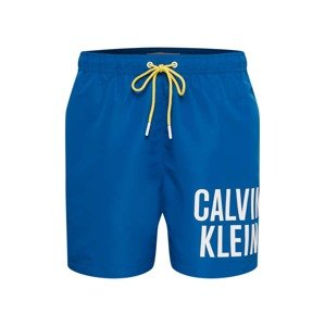 Calvin Klein Swimwear Rövid fürdőnadrágok  királykék / fehér