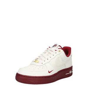 Nike Sportswear Rövid szárú sportcipők 'AIR FORCE 1 07 SE'  piros / fehér