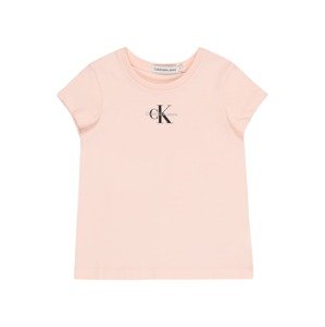 Calvin Klein Jeans Póló  szürke / rózsaszín / fekete