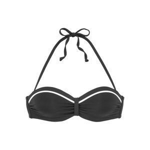 VIVANCE Bikini felső  fekete / fehér